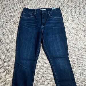 Good American Good Legs Crop Jeans, Size 12/31
